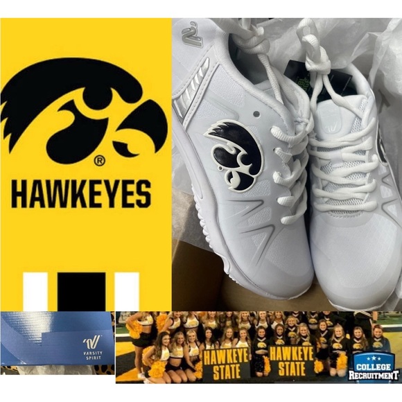 Cheerleading Iowa Hawkeyes new shoes varsity brand 6.5